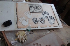 The handprints worked