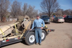 Dave picking up 60 pieces in Santa Fe